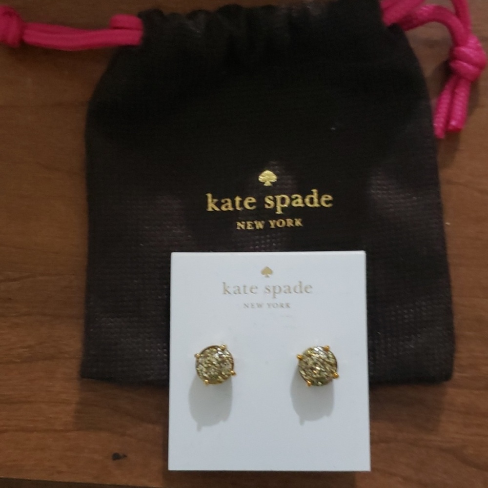 Gold earrings Kate spade